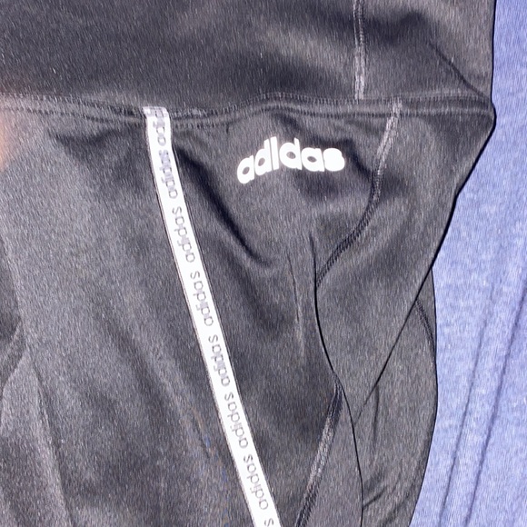 ⚠️LAST MONTH TO PURCHASE— black Adidas leggings 🖤 - Picture 2 of 3